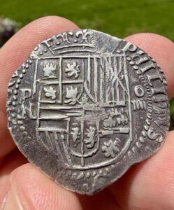 1586-1589 Potosi 4 Reales rare bolivia cob