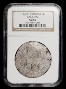 1629 Potosi 8 Reales - Dated Specimen